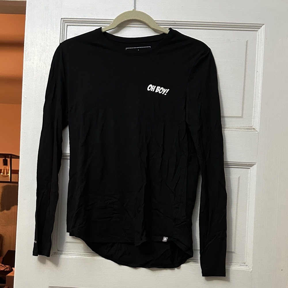 Figs Black Disney Long Sleeve Tee